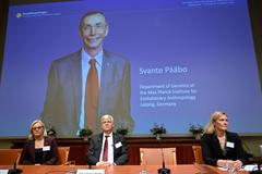 nobelova cena lékařství svante Paabo