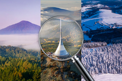 Slepá mapa - nejznámější české hory a kopce - poutak