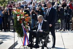 Vítkov Den vítězství pietní akt Miloš Zeman