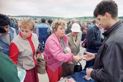 Džíny, černý trh, 1990