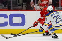 NHL: Buffalo Sabres at Detroit Red Wings