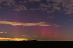 polární záře v Česku