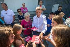 Andrej Babiš, meeting Břeclav, obytňák, karavan, kampaň