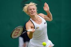Kateřina Siniaková v prvním kole Wimbledonu 2022