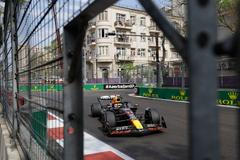 Sergio Pérez (Red Bull) během GP Ázerbájdžánu F1 2023