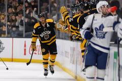 NHL 2022/23, Boston Bruins - Toronto Maple Leafs, Pastrňák
