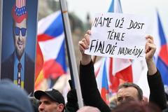 demonstrace Praha, 11.3., Česko proti bídě