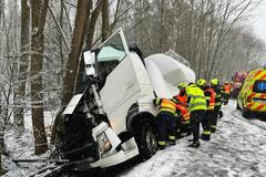 Hasiči nehoda Pardubický kraj