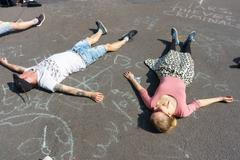 Londýn - Extinction Rebellion. Protesty proti změnám klimatu