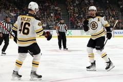 Boston Bruins NHL Krejčí Pastrňák
