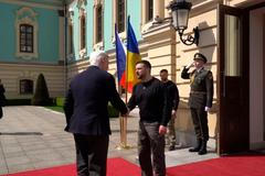 Zelenskyj se v Kyjevě setkal s českým prezidentem