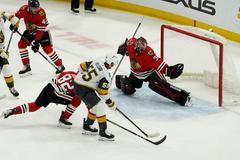 NHL: Vegas Golden Knights at Chicago Blackhawks, Petr Mrázek