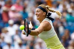 Petra Kvitová ve finále turnaje v Eastbourne 2022