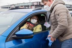 Prezidentské volby 2023, karanténa, izolace, covid, volby z auta