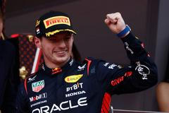 Max Verstappen z Red Bullu slaví triumf ve VC Monaka F1 2023