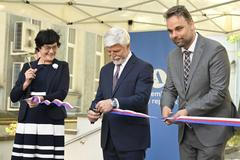 Petr Pavel, Eva Zažímalová, Akademie věd, Masarykova knihovna, otevření