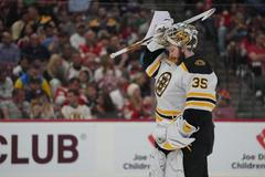 Boston Bruins Linus Ullmark