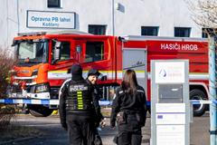 požár, exploze, zranění, Teplicko