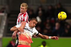 fotbal, Anglický pohár, Brentford - West Ham United, Tomáš Souček