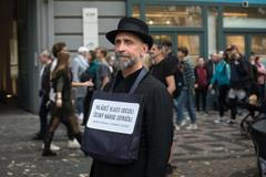 Protivládní demonstrace za demisi vlády 28. října 2022, Václavské náměstí