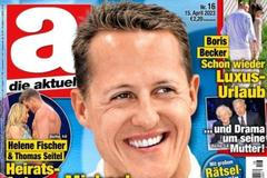Titulní stránka časopisu Die Aktuelle s falešným rozvorem s Michaelem Schumacherem