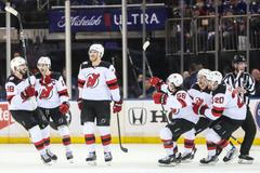 NHL: Stanley Cup Playoffs-New Jersey Devils at New York Rangers