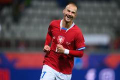 Český fotbalový reprezentant Václav Černý