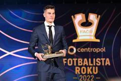 Patrik Schick s cenou pro Fotbalistu roku 2022