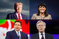 Kolaz - Donald Trump, Niki Haley, Ron DeSantis, John Bolton