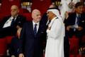 fotbal, MS 2022, Gianni Infantino, Chálid bin Chalífa bin Abdalazíz Sání