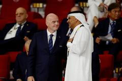 fotbal, MS 2022, Gianni Infantino, Chálid bin Chalífa bin Abdalazíz Sání