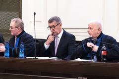 Bývalý premiér Andej Babiš u soudu, 4. ledna 2023