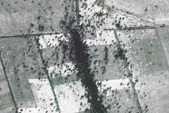 Satelitní snímky ukazují následky tvrdých bojů na Ukrajině v oblasti východoukrajinského Vuhledaru