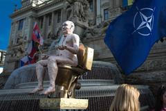 Protivládní demonstrace za demisi vlády 28. října 2022, Václavské náměstí