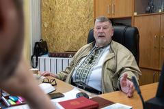 Cherson a Posad-Pokrovske, ruiny, nemocnice, Ukrajina