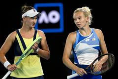 Barbora Krejčíková, Kateřina Siniaková - finále Australian Open 2023