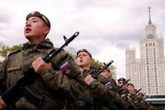 Moskva, Rusko, armáda, vojáci
