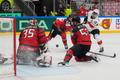 Nico Hischier dááv gól v zápase Kanada - Švýcarsko na MS 2023