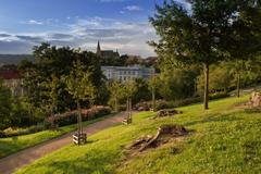 park Ztracenka, Albertov, Praha