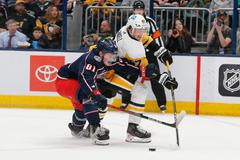 NHL Blue Jackets Stanislav Svozil