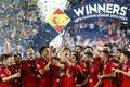 Španělští fotbalisté slaví titul v Lize národů 2023