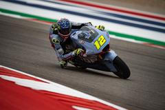 Filip Salač na motocyklu Moto2 týmu Gresini Racing při VC Ameriky 2023