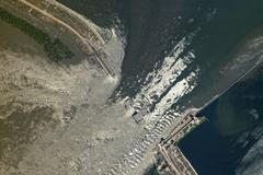 srovnávací fotografie - Kachovská přehrada - I