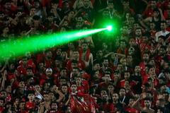 Laserový paprsek z hlediště - ilustrační foto