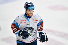 Liberecký hokejový útočník Oscar Flynn