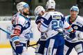 Radost hokejistů Komety v zápase extraligy