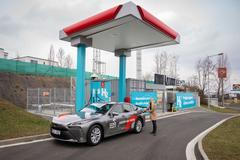 Vodík čerpací stanice Praha Barrandov