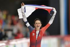 Martina Sáblíková, vítězka závodu na 3000 metrů na MS 2019