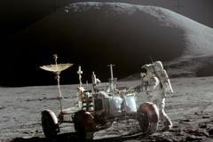 NASA Lunar Roving Vehicle Měsíc vozidlo