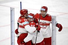 Nikolaj Ehlers, Dánsko - Maďarsko, MS v hokeji 2023